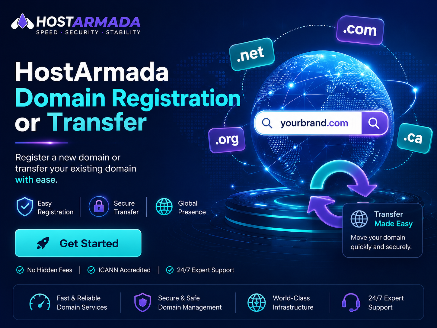 HostArmada .info Domain Registration