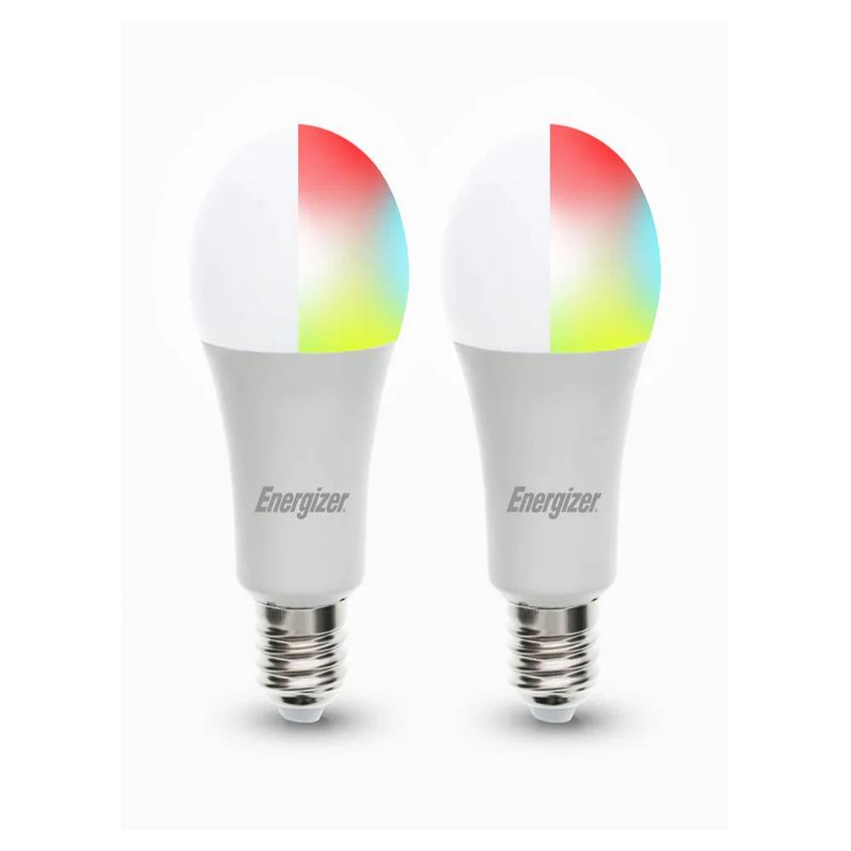 Energizer 2-Pack A19 Smart Multicolor + White LED Bulbs