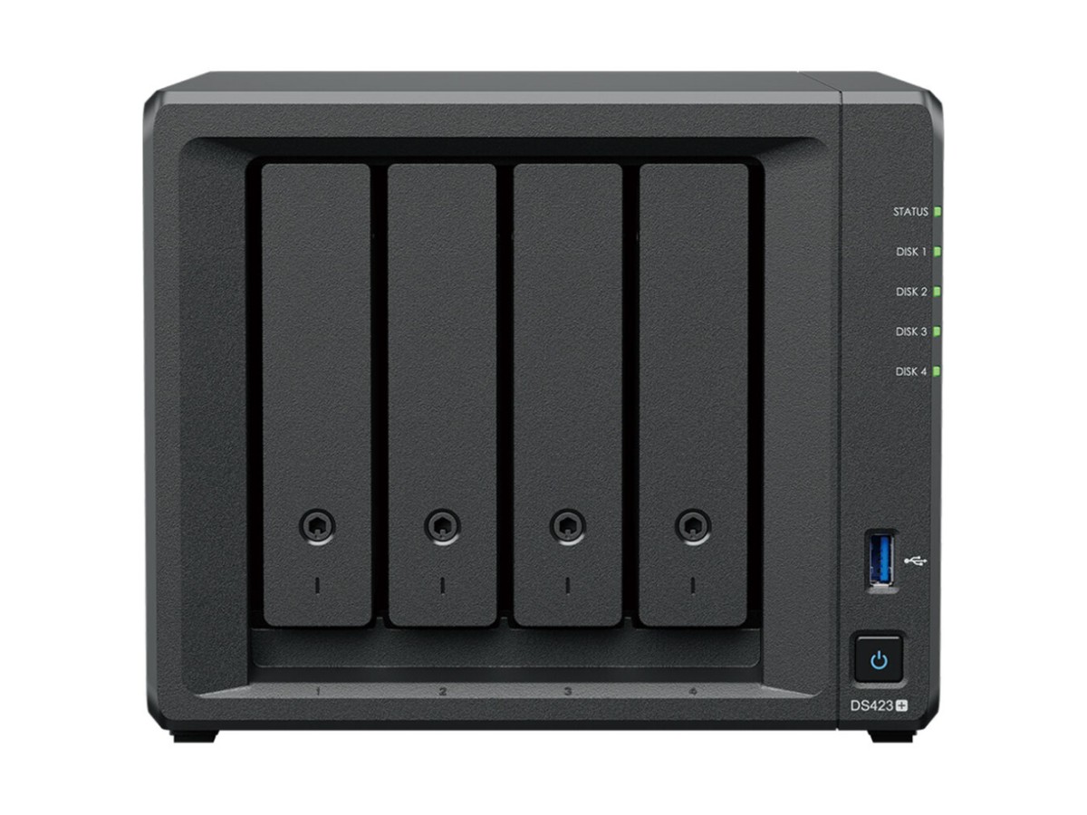 Synology DiskStation DS423 4-Bay NAS – 2GB DDR4, Dual 1GbE, Diskless