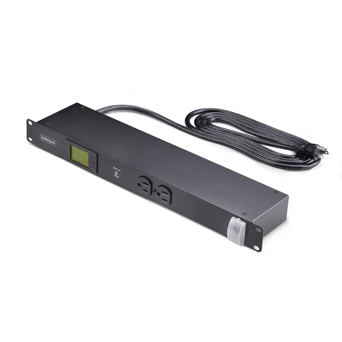 StarTech.com 12-Outlet Horizontal Rack Mount Metered Pdu, 1U Server Power Strip w/Su – 12NM8-RACK-MOUNT-PDU