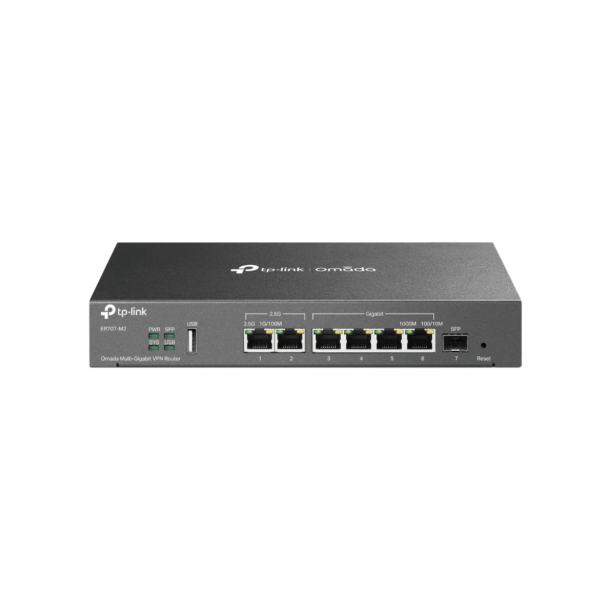 TP-Link Omada Multi-Gigabit Vpn Router Port: 1 2.5G RJ45 Wan Port, 1 2.5G RJ45 W – ER707-M2