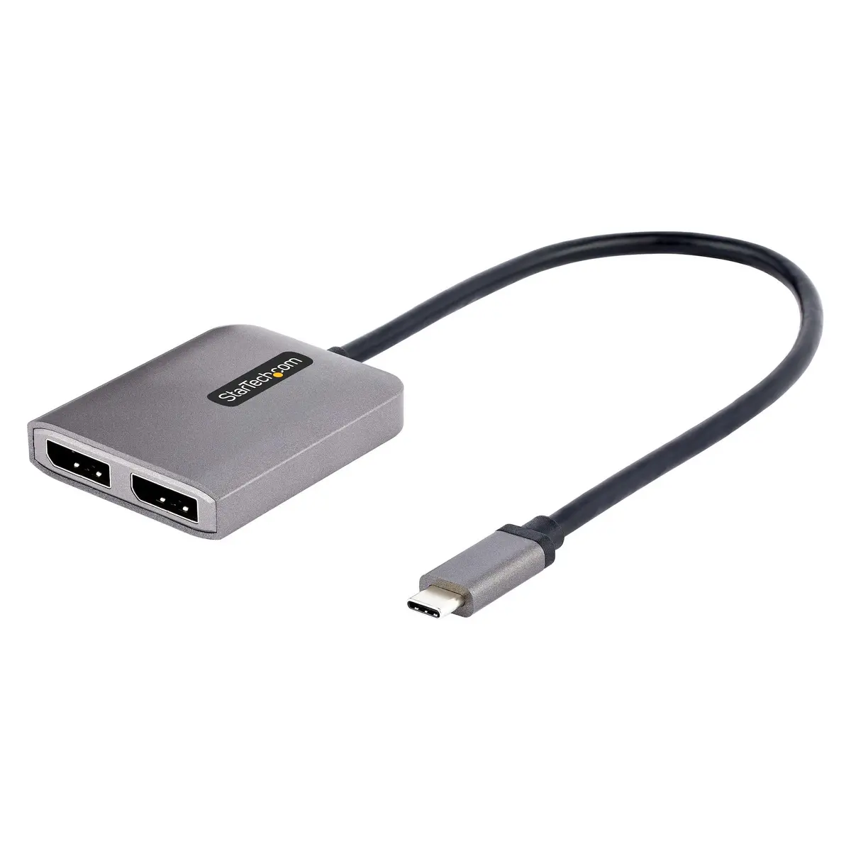 StarTech.com USB-C to Dual-DisplayPort Mst Hub for 2x 4K 60Hz Displays - Discrete GPUs/12th g – MST14CD122DP