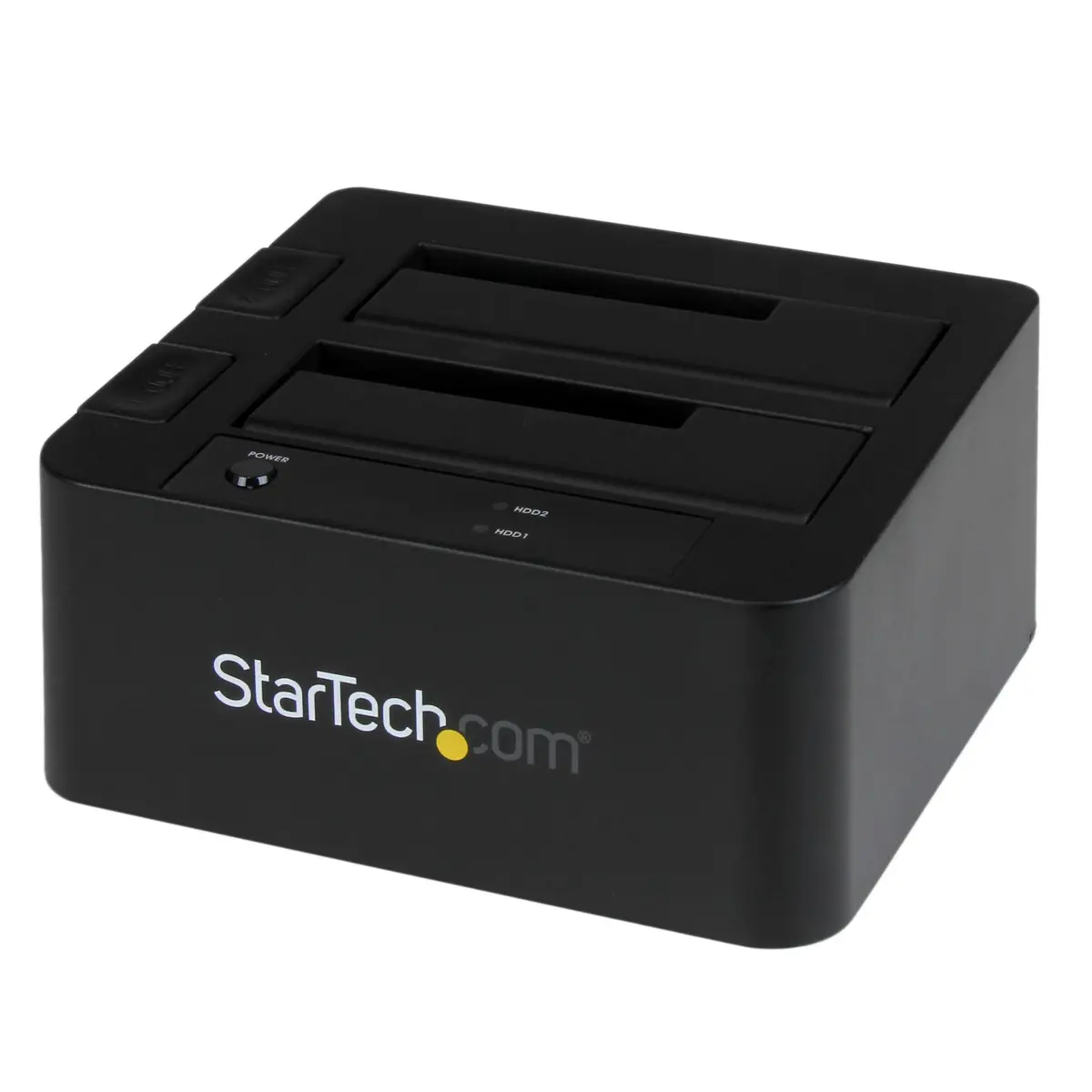 StarTech.com Dual-Bay Hard Drive Dock for 2.5 / 3.5 Sata Drives; Sata I/II/III HDD/SSD; eSATA – SDOCK2U33EB